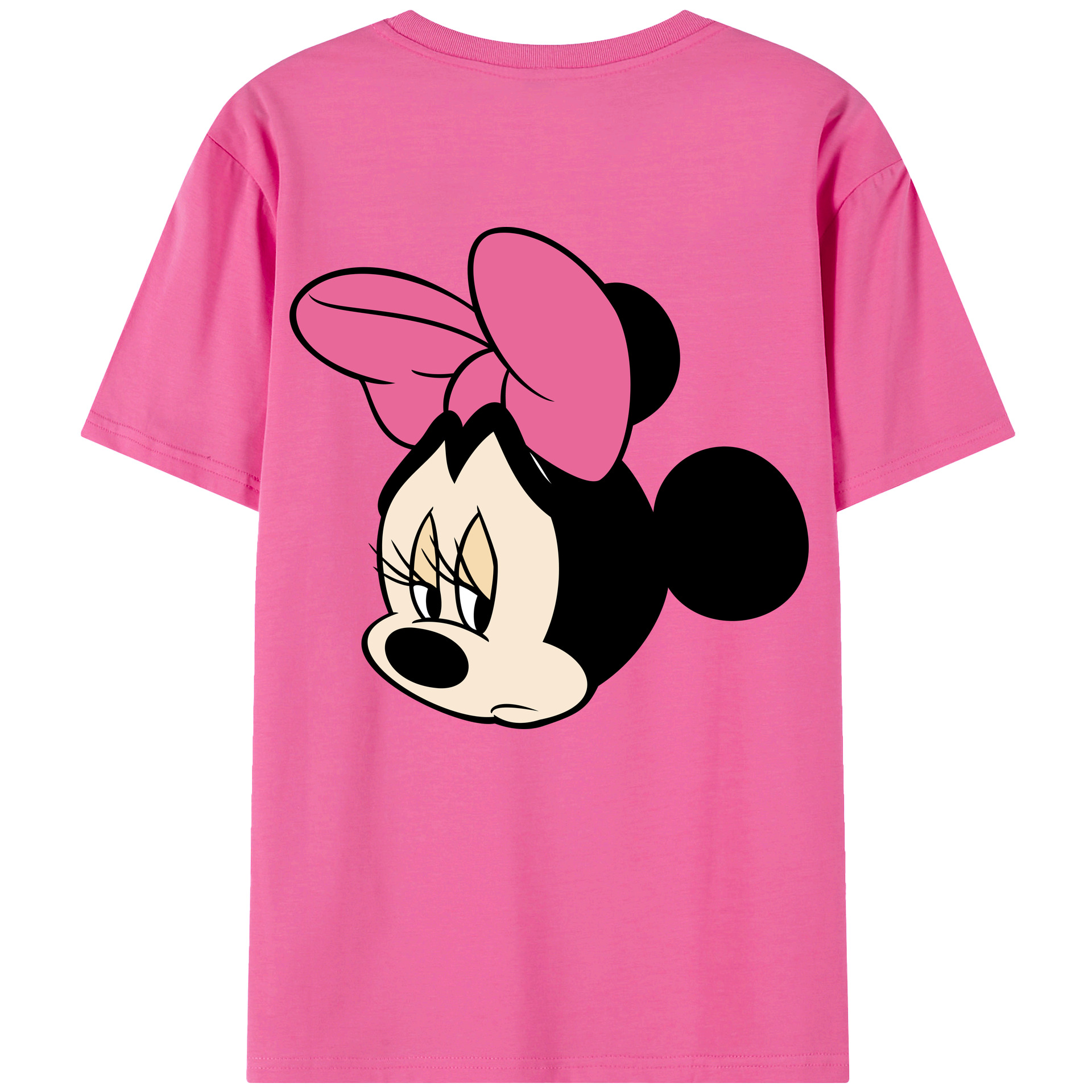 （画像用） ミッキーマウス Mickey Mouse レディース半袖Tシャツ(バックプリント)